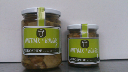 HONGOS ARRÓSPIDE. TARRO DE 300 GRS. peso escurrido