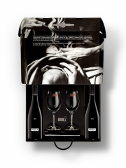 ESTUCHE 2 bot HABLA del SILENCIO + 2 COPAS RIEDEL