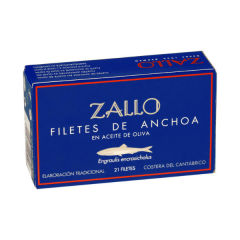 ANCHOAS DEL CANTABRICO OL 120 EN ACEITE DE OLIVA SERIE AZUL