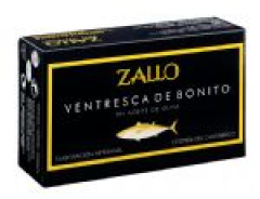 VENTRESCA DE BONITO FRESCO EN ACEITE DE OLIVA OL 120 ZALLO